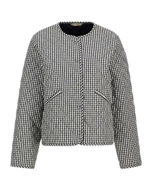 Barbour Gray B.Li Cashel Chck Jkt Ld63