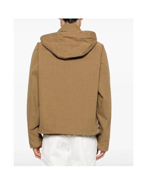 Aspesi Natural Hooded Casual Jacket for men