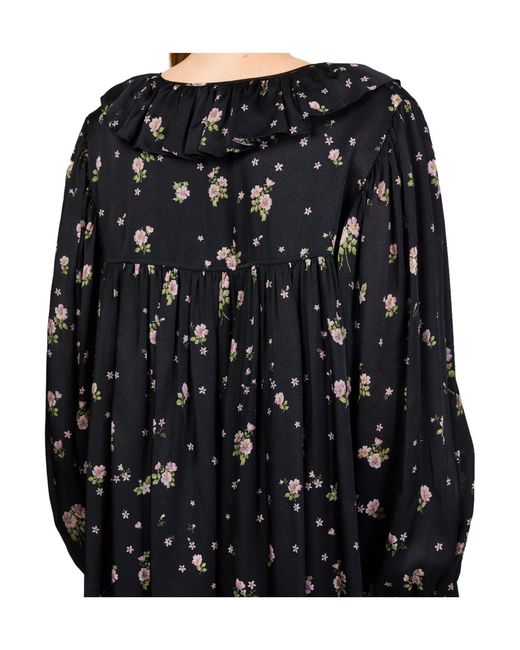 Chloé Black Long-Sleeved Mini Dress