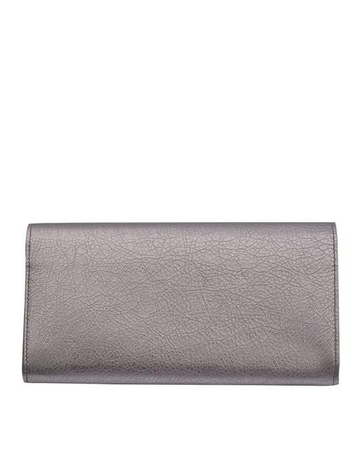 Balenciaga Gray Logo Wallet