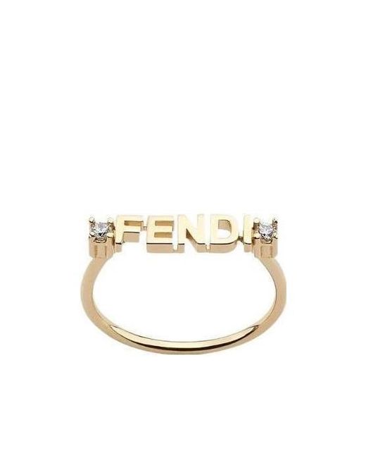 Fendi White Coloured Ring