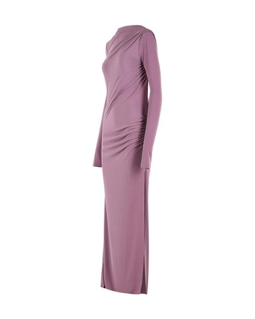 ANDAMANE Purple Long Dress