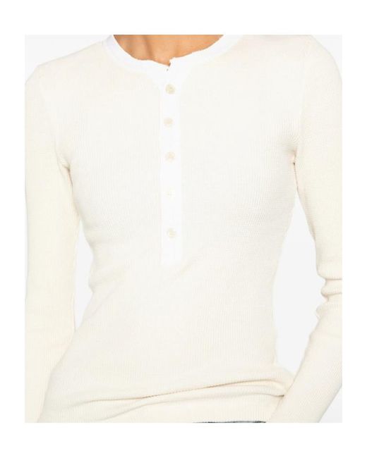 Citizens of Humanity White Long-Sleeve T-Shirt