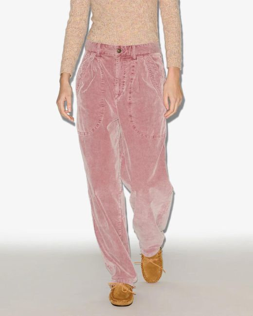 Isabel Marant Red Onyta Pants