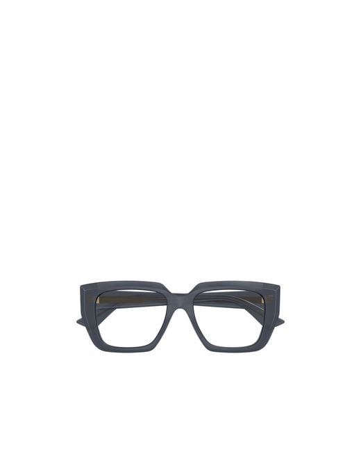 Bottega Veneta White Eyewear Square Frame Glasses