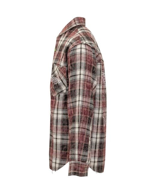 Barrow Multicolor Plaid Shirt for men