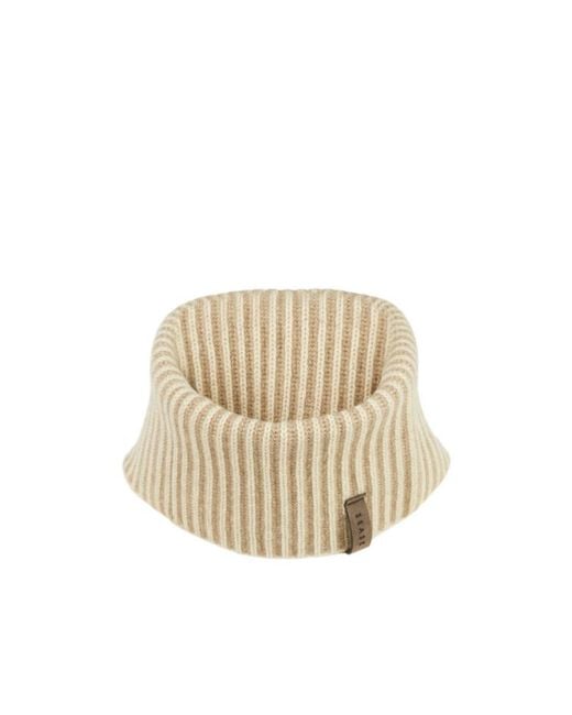 Sease Natural Ribbed Cashmere Snood for men