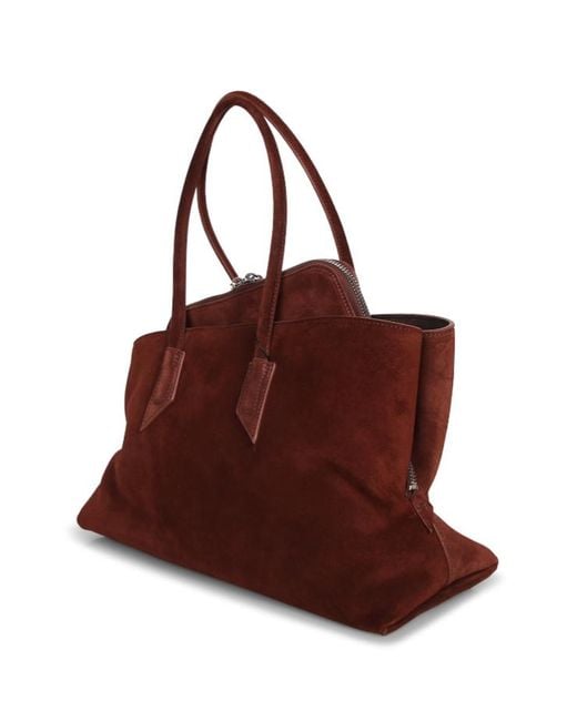 The Attico Red Double-Handle Handbag