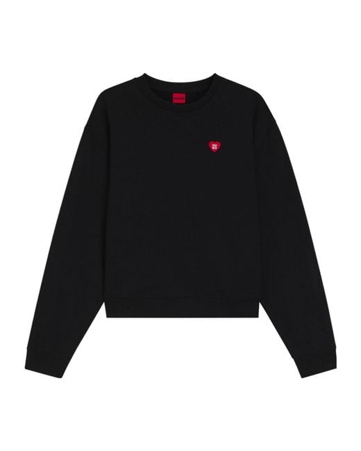 Boss Black Cropped Sweatshirt