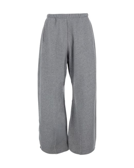 Represent Gray Heavyweight Joggers Tech Fabric Trousers for men