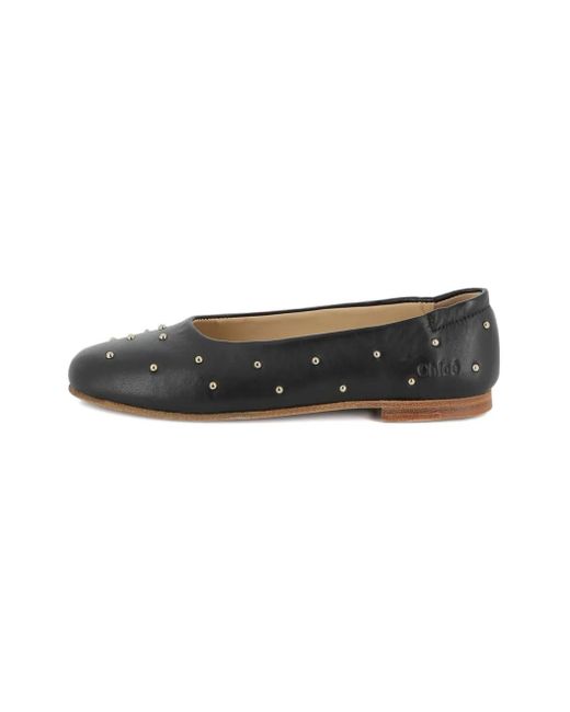 Chloé Multicolor Ballet Flats With Small Studs