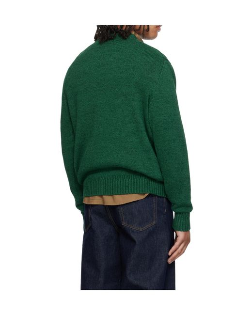 Polo Ralph Lauren Green Polo Bear Long-Sleeved Sweater for men