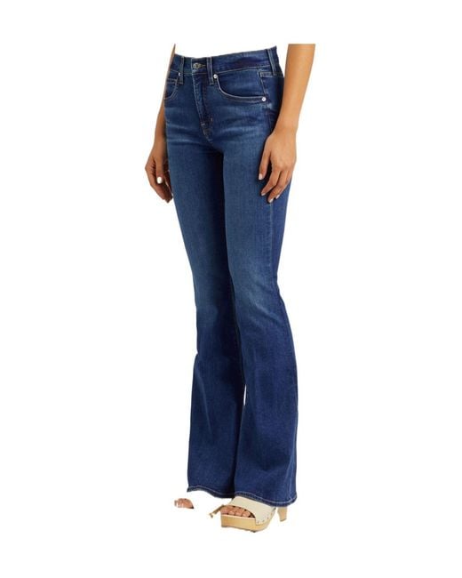 Veronica Beard Blue Beverly Flared-Leg Jeans