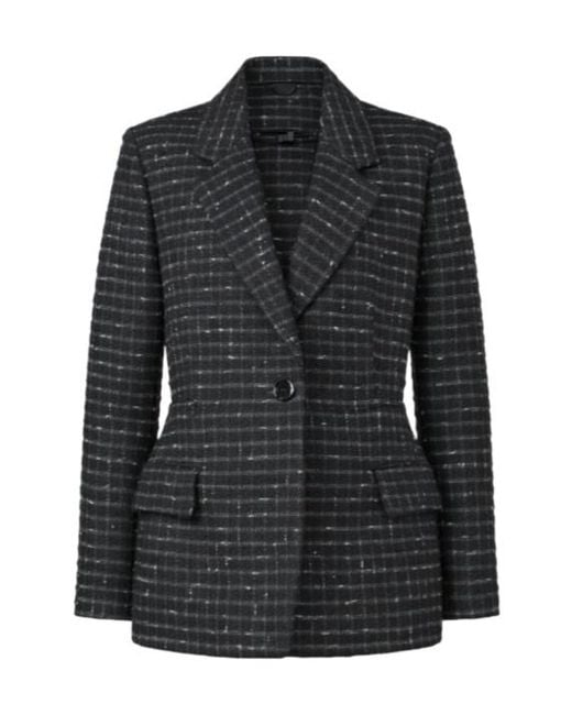 MSGM Black Single Breasted Jacket