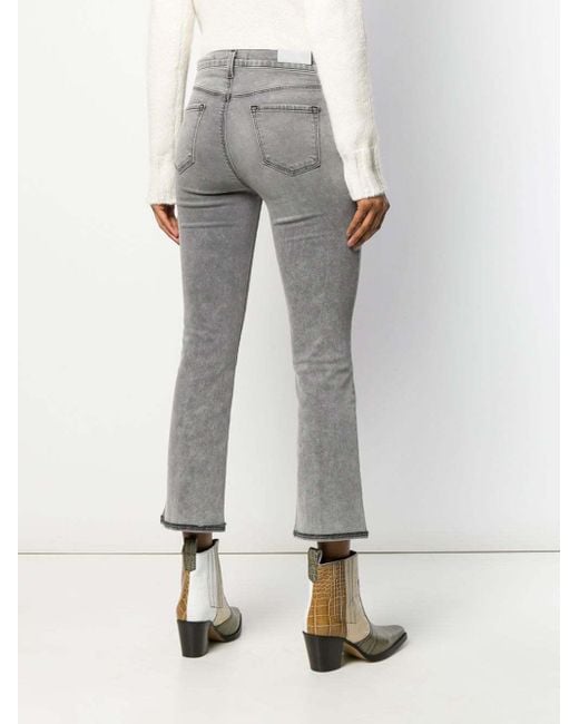 J Brand Gray Flared Jeans