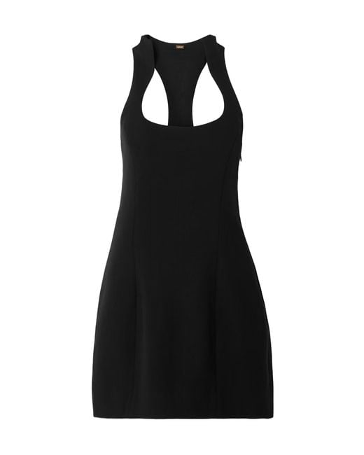 Cult Gaia Black Off-Shoulder Mini Dress
