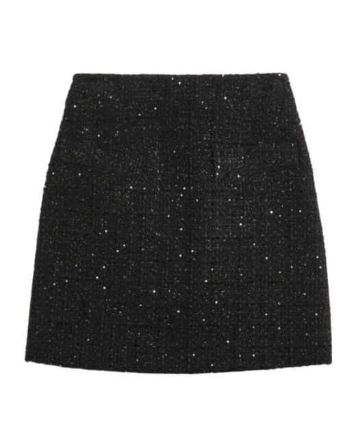 Fay Black Short Skirt