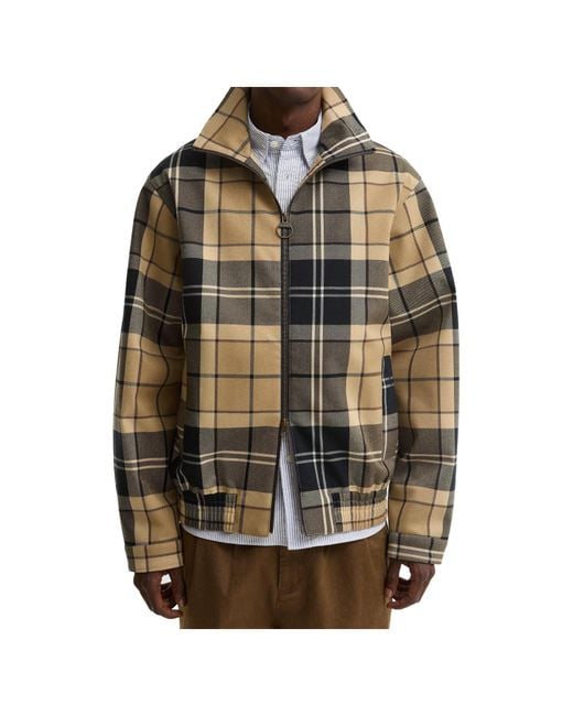 Barbour Multicolor Checkered Coat for men
