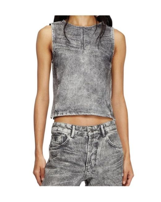 DIESEL Gray De-Pinar-S Top