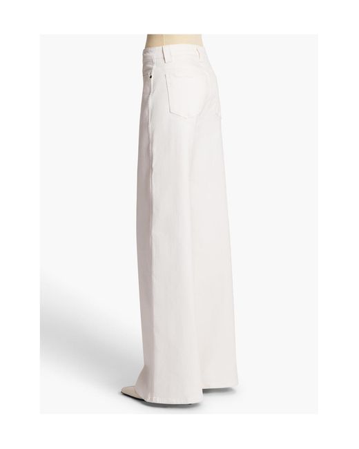 Khaite White Dane Stretch Jeans
