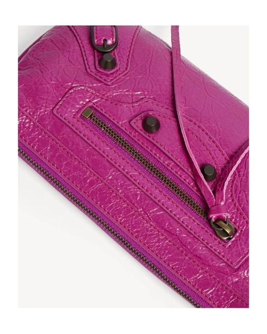 Balenciaga Pink Le City Zip Shoulder Bag
