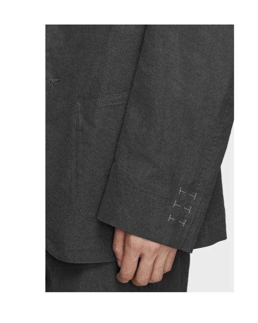 Maison Margiela Gray Cotton Silk Jacket for men