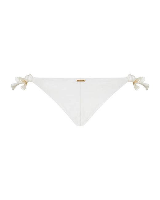 Cult Gaia White Euphrasia Brazilian Bikini Bottoms