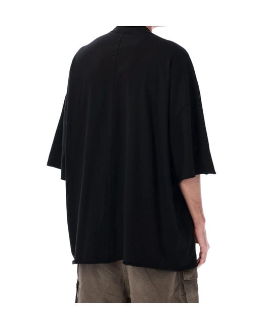Rick Owens Black Tommy Oversized T-Shirt for men