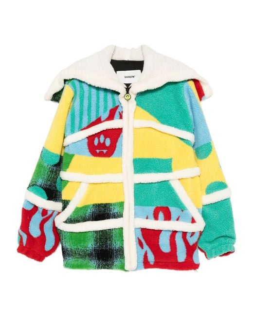 Barrow Green Colorful Fleece Casual Jacket for men