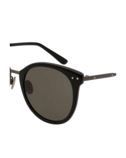 Bottega Veneta Metallic Logo Details Sunglasses