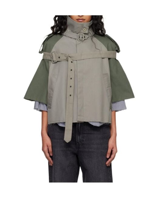 OTTOLINGER Gray Stand-Collar Jacket