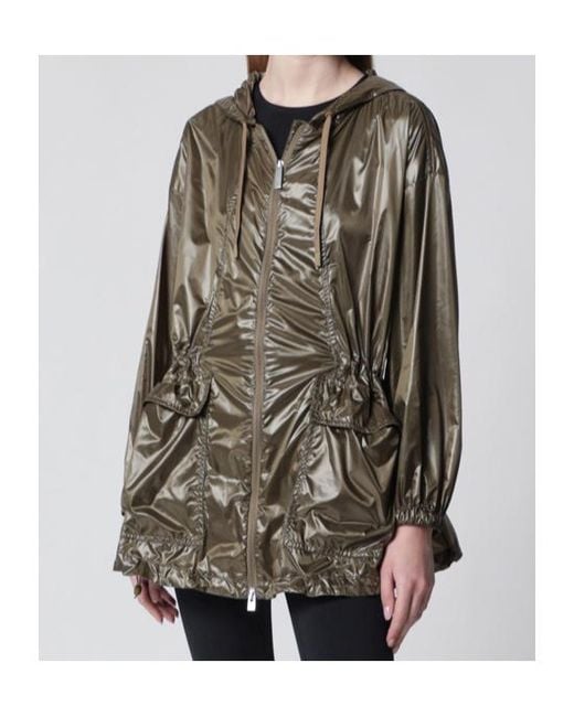 Herno Gray Laminar Hooded Coat