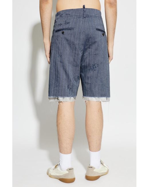 DSquared² Blue Casual Shorts for men