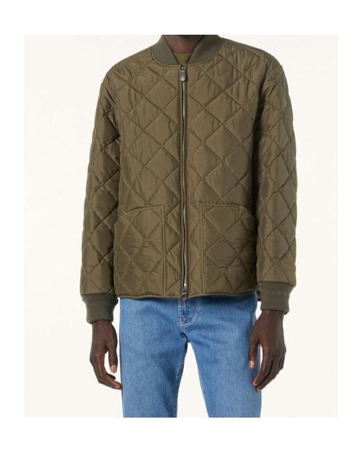 Loro Piana Green Benson Bomber Jacket for men