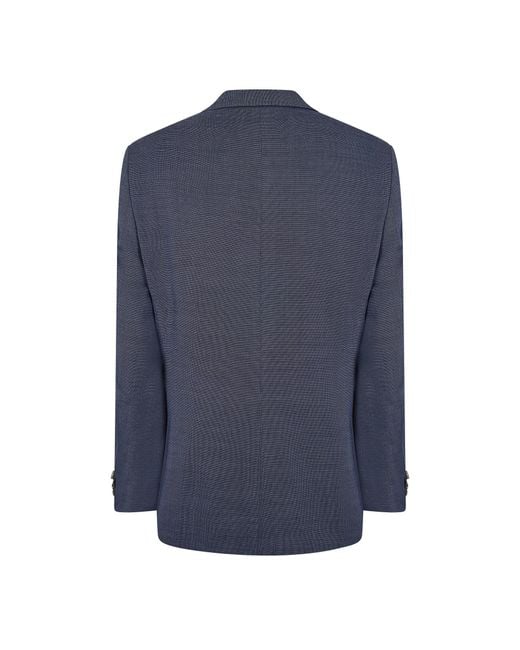 Boss Blue Simple Suit Jacket for men