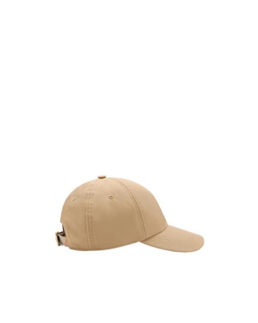 Burberry Natural Gabardine Baseball Cap