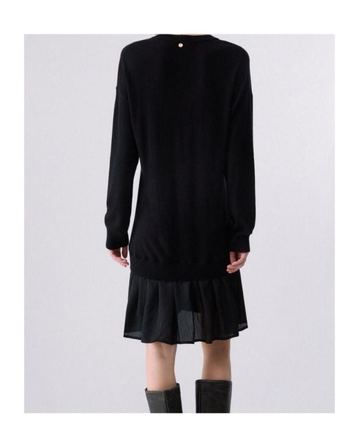 Liu Jo Blue Short Knit Dress