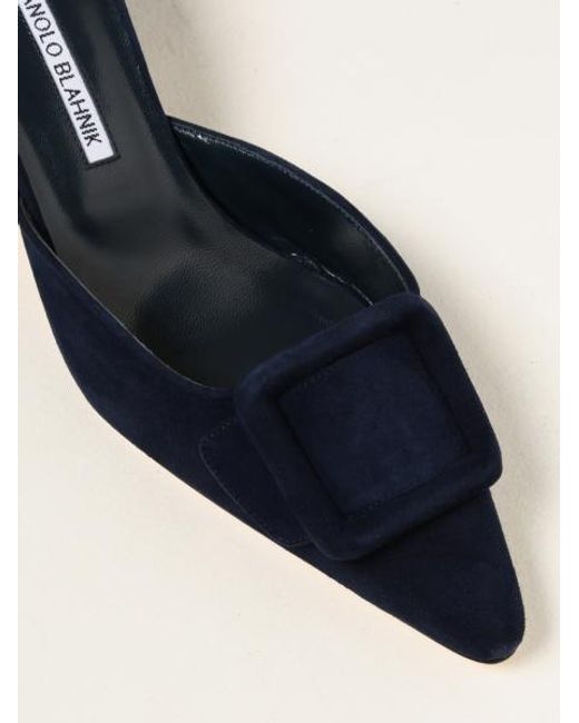 Manolo Blahnik Blue High Heels