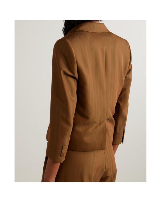 Dries Van Noten Brown Bamis Single-Breasted Blazer
