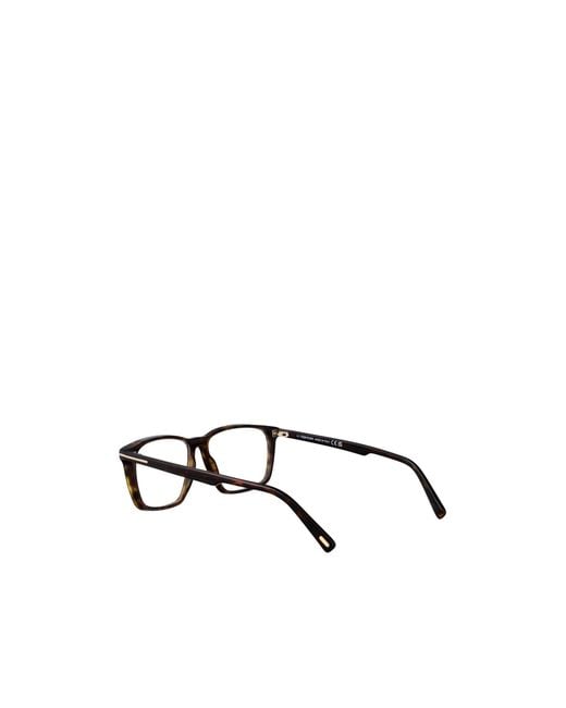 Tom Ford White Eyewear Square Frame Glasses for men