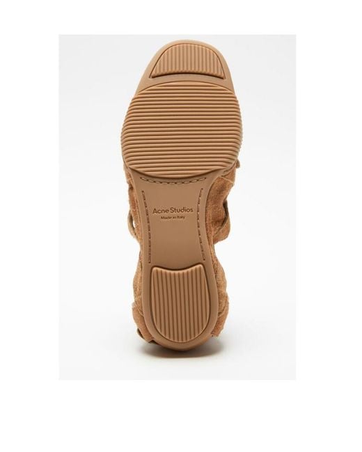 Acne Brown Lace-Up Shoes