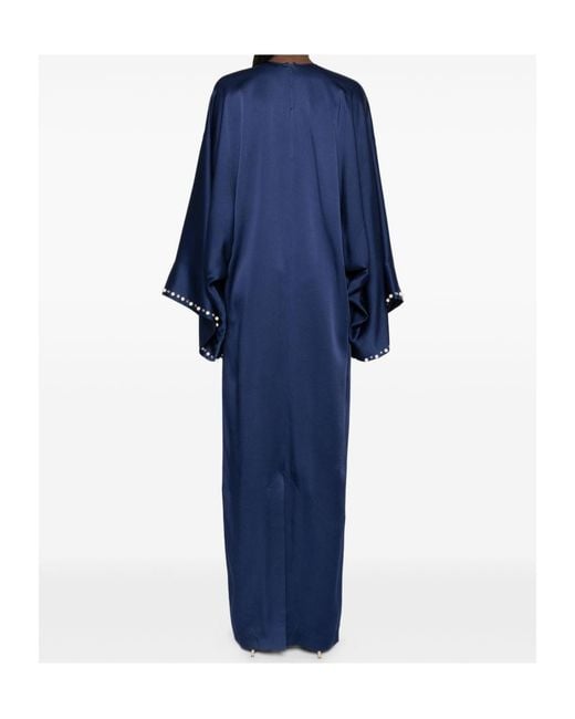 Stella McCartney Blue Embellished Maxi Dress
