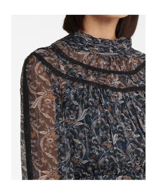 Veronica Beard Black Printed Mini Dress