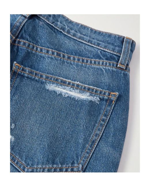 Veronica Beard Blue Dylan Distressed Jeans