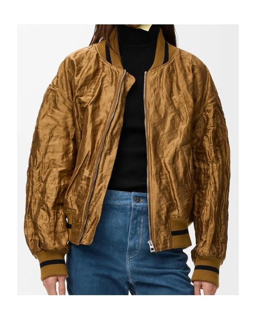 Loewe Brown Bomber Jacket