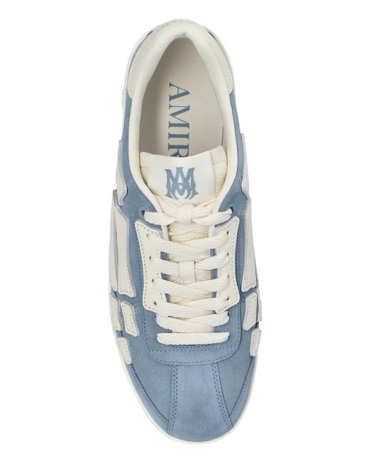 Amiri Blue Pacific Bones Low-Top Sneakers for men