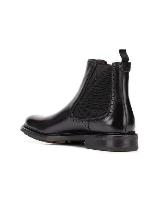 Ferragamo Black Cecil's Boots for men