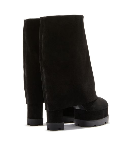Casadei Black Nancy Reversable Boots