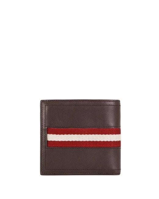 Bally Red Logo Wallet for men