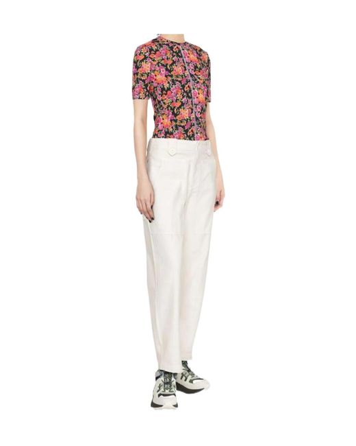 Citizens of Humanity White Louise Cotton Trousers
